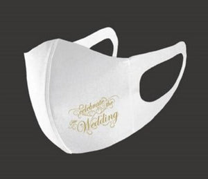 メッセージ入りマスクWedding
